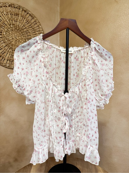 Lucky Brand Tops - Lucky Brand Women's Flowy Ruffled Swing Top

NWOT